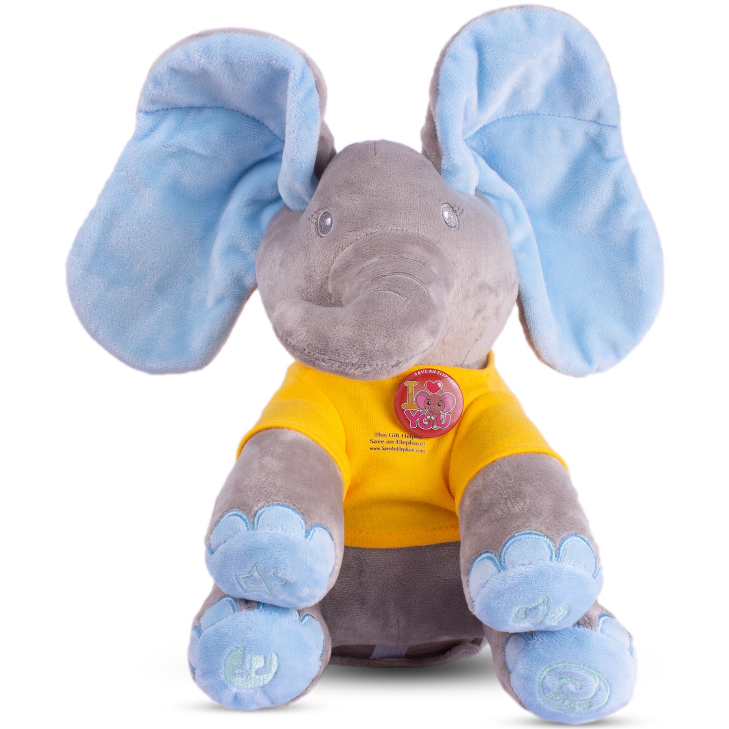 I love you elephant plush