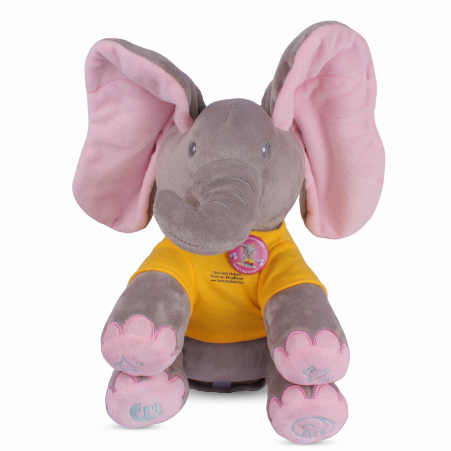 birthday elephant plush in box