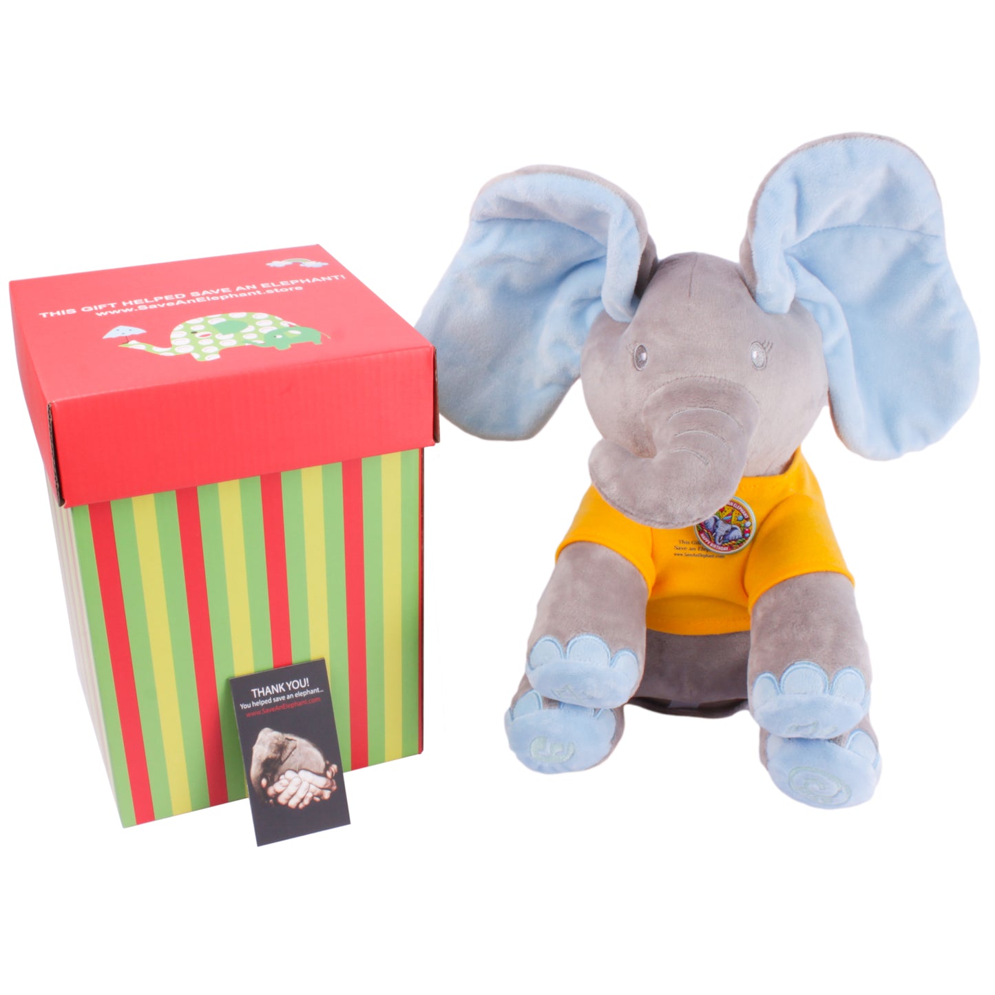 happy birthday elephant plush