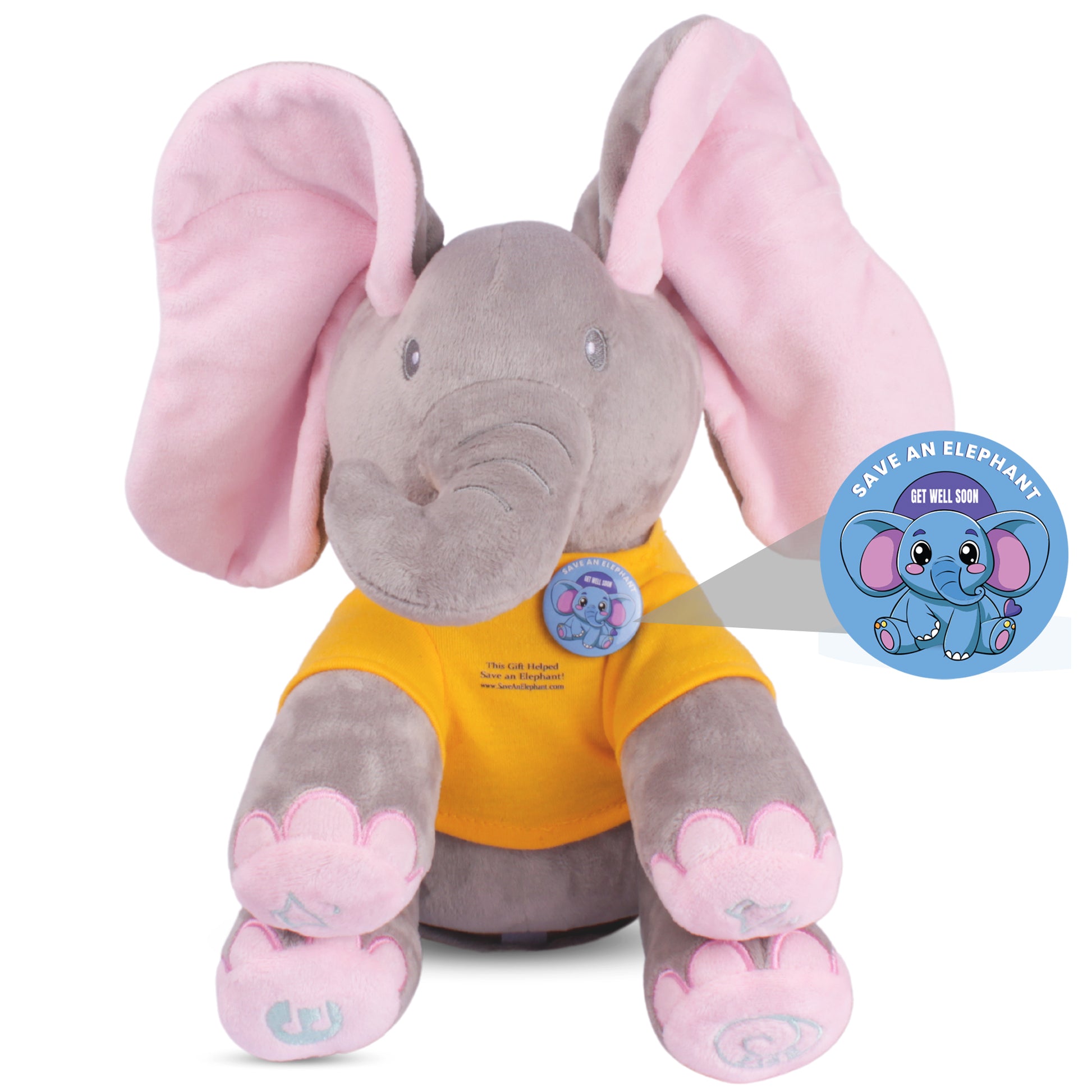 Pink Elephant Plush Toy