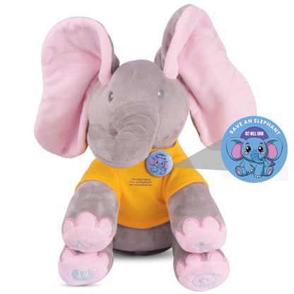 Pink Elephant Plush Toy